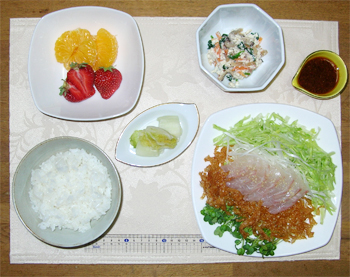 初夏のメニュー